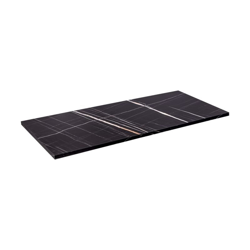 Blat naszafkowy Oltens Tera 100x45 cm czarny marmur mat 1 szt.