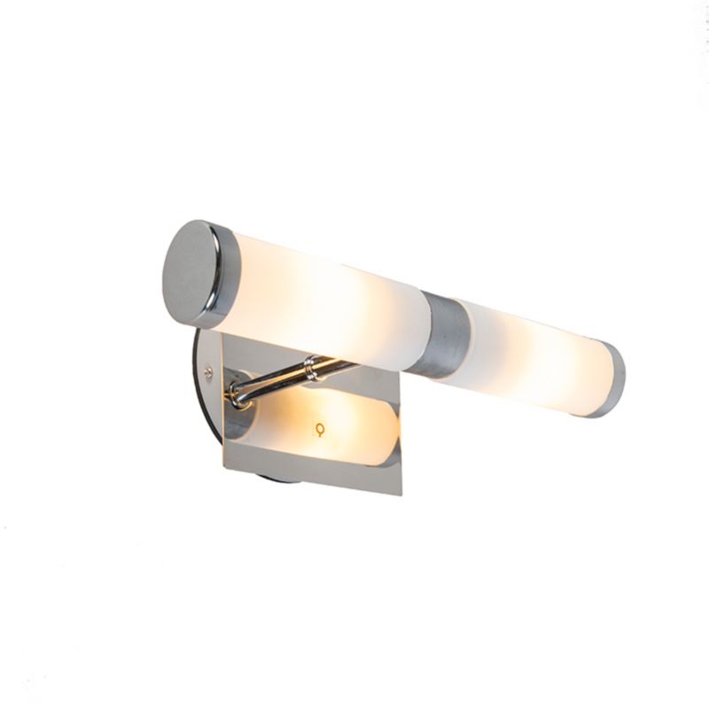 lampa ścienna IP44 Qazqa Bath 223 chrom max 28W G9 z 2 punktami świetlnymi IP44 1 szt.