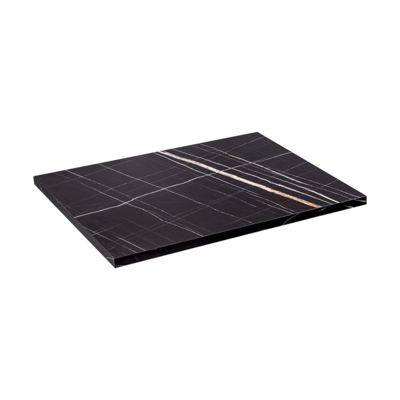 Blat naszafkowy Oltens Tera 60x45 cm czarny marmur mat 1 szt.