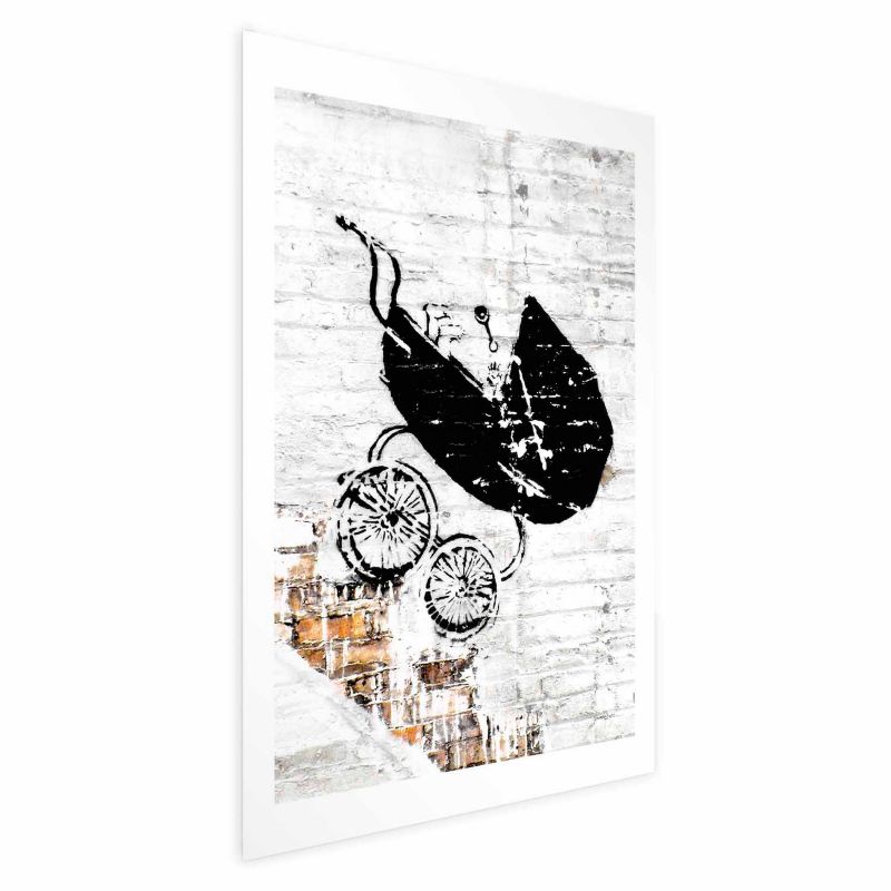 Plakat Artgeist Pędzący wózek 21x30 cm bez ramy 1 szt