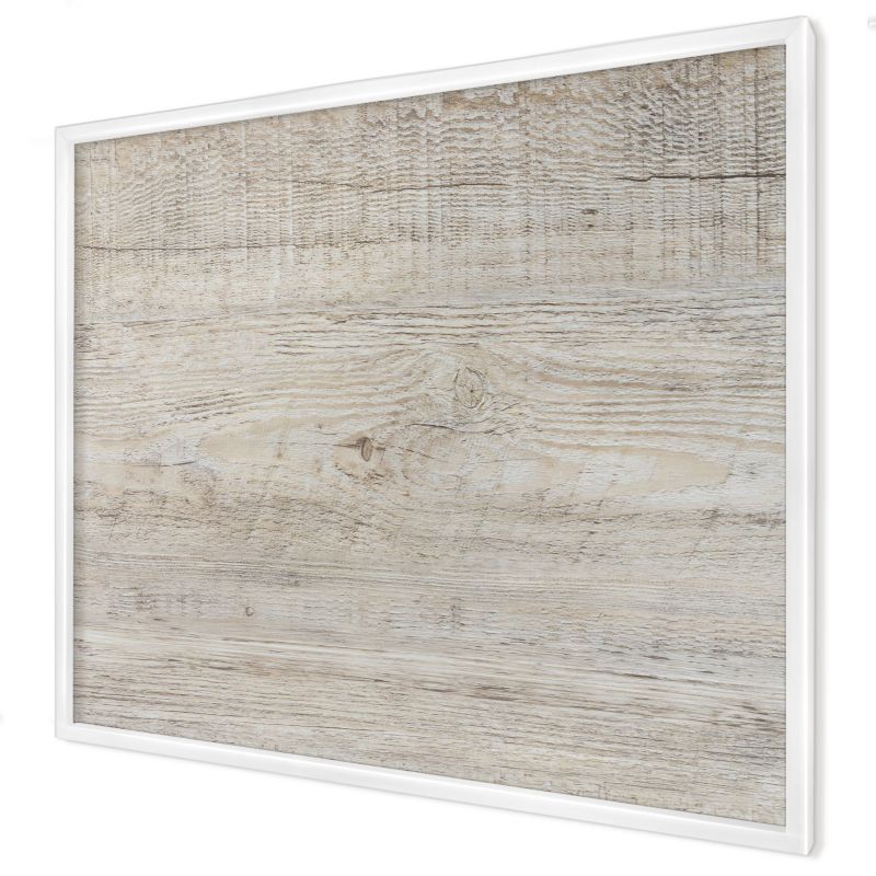 Ozdobna tablica na magnesy Wallfluent 80x60 Faktura drewna w białej ramie 1szt