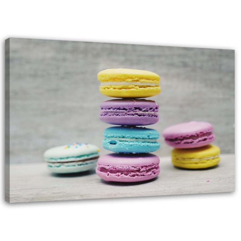 Obraz na płótnie Feeby Kolorowe burgery 30x20cm 1szt