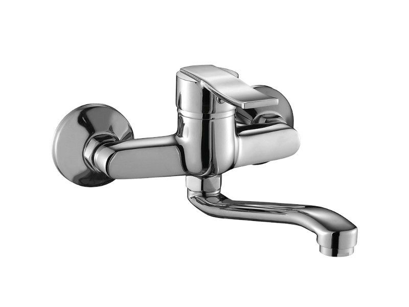Bateria zlewozmywakowa Kuchinox ścienna Madera Ruchoma wylewka chrom 1 szt.