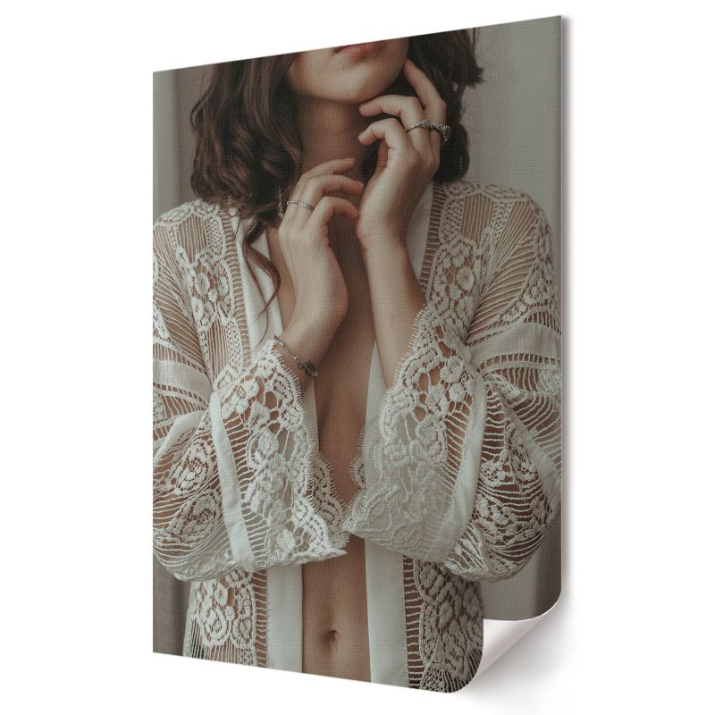 Plakat Wallfluent Format A4 Koronkowa elegancja Kolektyw Quiet Matter 1 szt.