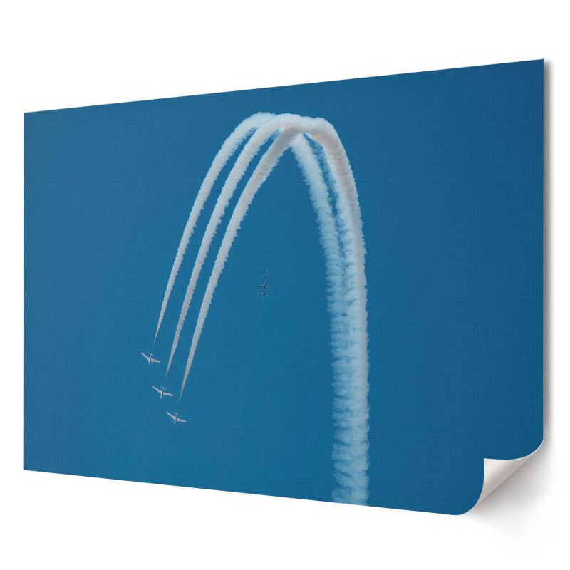 Plakat Wallfluent Format A4 Lotnictwo na niebie Artysta Gomuno 1 szt.
