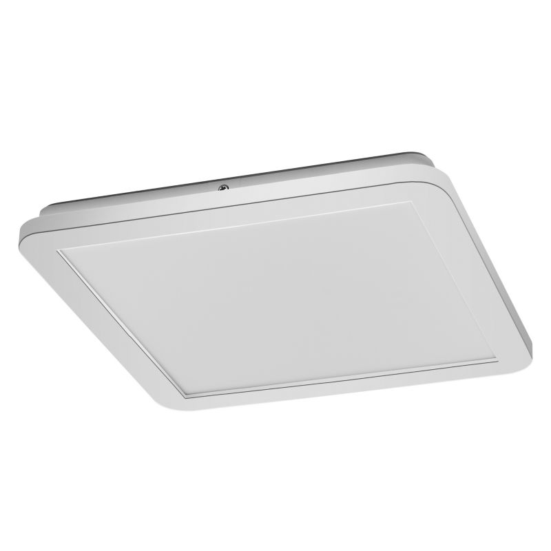 ORBIS Płyta ścienna/sufitowa 30x30cm 22W IP44 chrom OSRAM, 22 W, 1 szt
