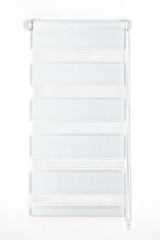 Roleta Dzień i Noc DECORI 115X150 Rattan 3601 biała, 1szt
