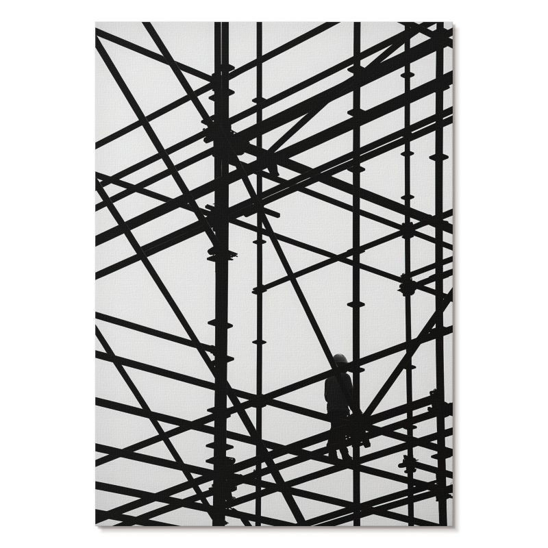Plakat na Ścianę Tulup 21x29,7 cm (A4) Rusztowanie budowy Do biura, salonu, 1 szt.