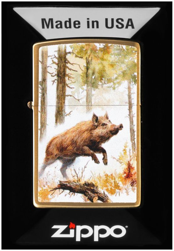 Zapalniczka ZIPPO Benzynowa WILD BOAR DESIGN 60007521 1szt