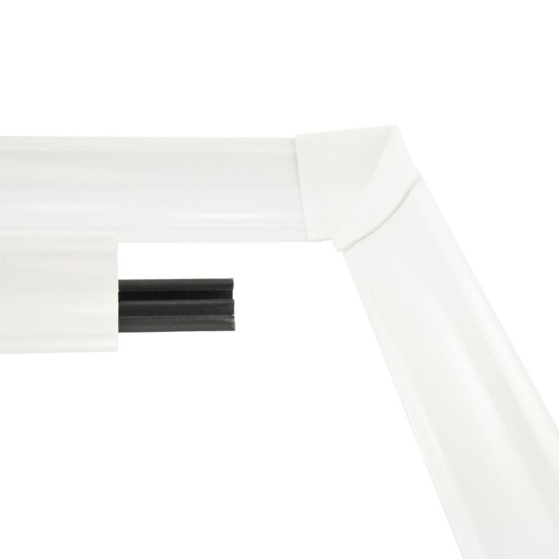 Listwa przyblatowa KYCT 23x23 mm 1,5 m Biały Połysk 1 szt.