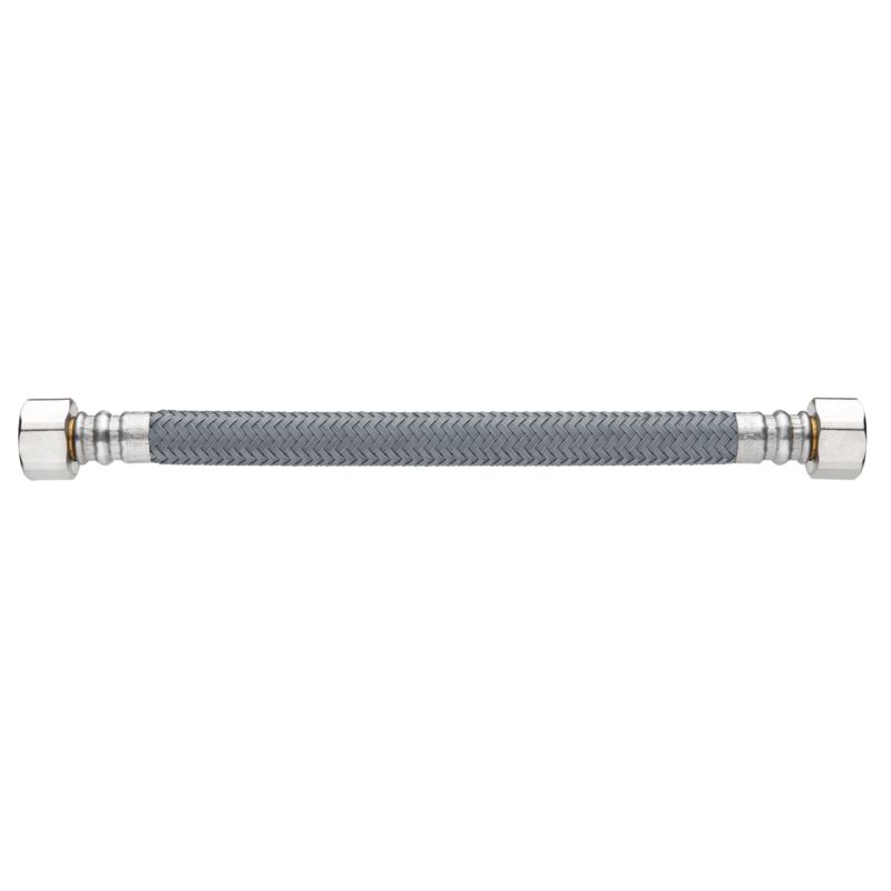 Wąż Wężyk Przyłączeniowy do Wody GW/GW 3/8" x 3/8" 30 cm Nylonowy INVENA 1 szt.