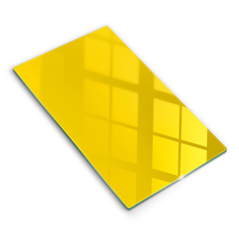 Szklana deska do krojenia Wallfluent 30x52 cm Kolor żółty 1 szt.