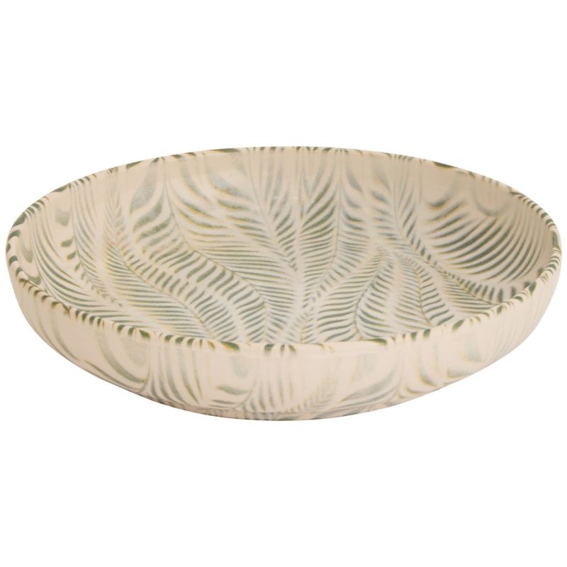 Talerz głęboki Gina Secret de Gourmet zielony ceramiczny 22 cm 6 szt.