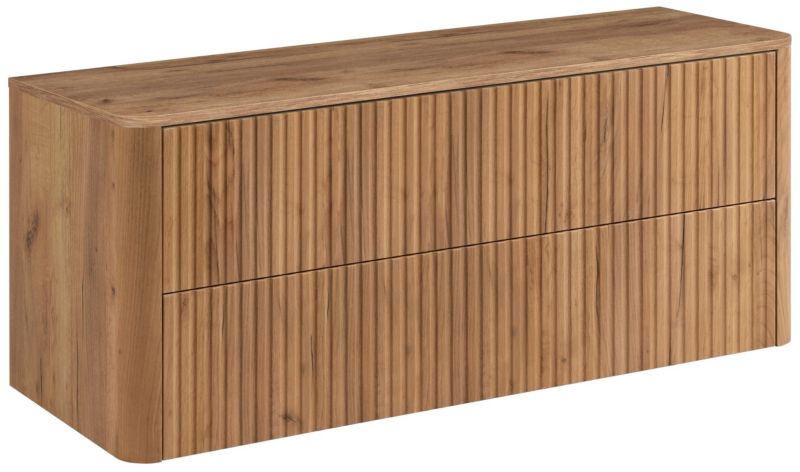 Szafka pod umywalkę Furnidea 120 cm z blatem dąb Craft Linea 1 szt.