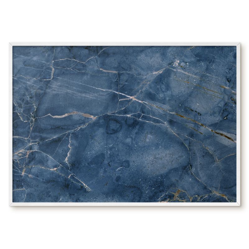 Tablica Magnetyczna Dekoracyjna Tulup 100x70 cm Marmurowa elegancja 1 - Biała rama Do salonu, biura 1 szt.