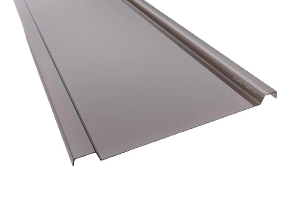 Płyta poliwęglanowa lita 3mm Ez-Glaze 688x6000mm grafit 1 szt.