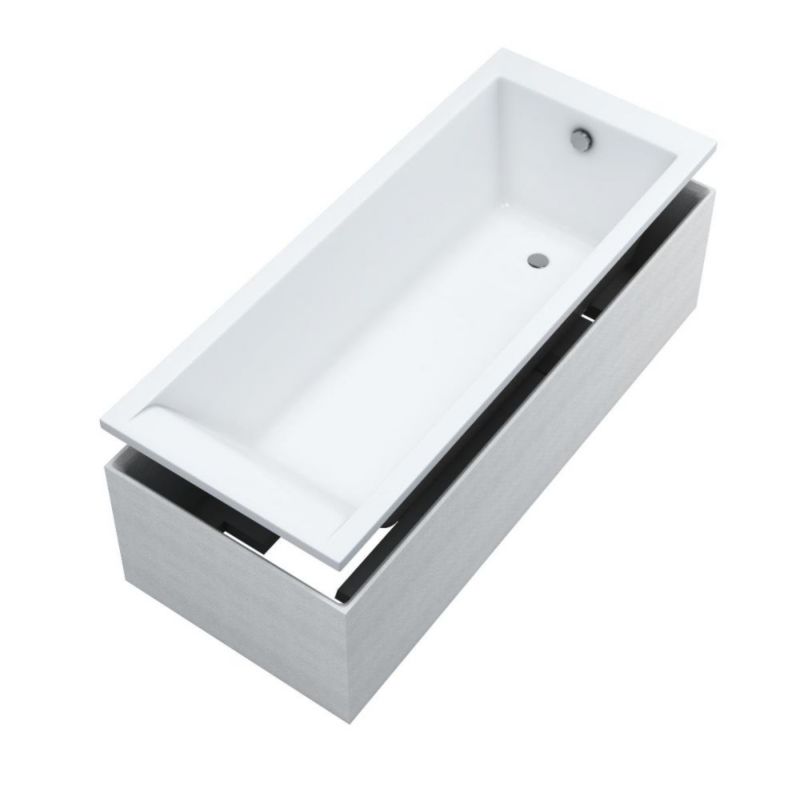 Wanna akrylowa Mestrii Piazzia SET 160x70x57 cm, prostokątna z nośnikiem Stabilsound Plus 1 szt.