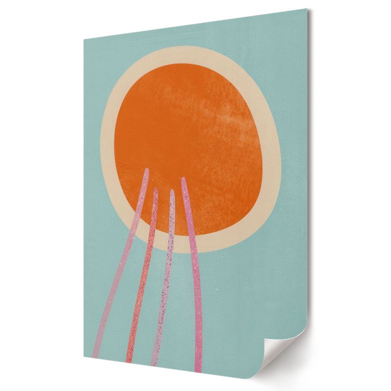 Plakat canvas Wallfluent Format A2 Kolorowy minimalizm Artysta Issa0 1 szt.