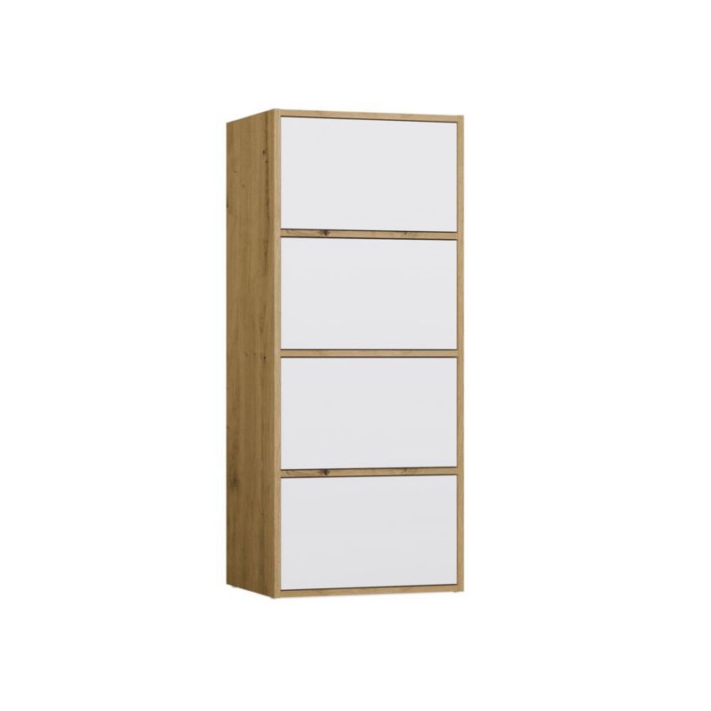 Komoda KOBI ALMA Front BIEL Korpus DĄB ARTISAN 1 szt.