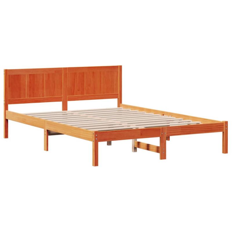 Rama łóżka WaszeMeble 160x200 cm Brązowy sosna WM-872184 1 szt.