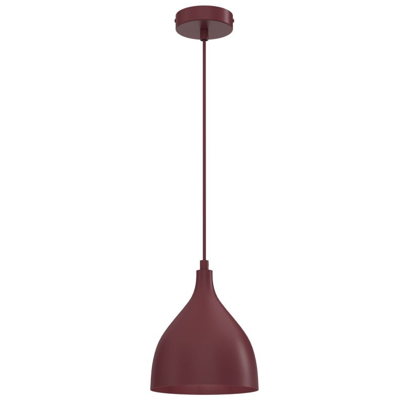 Lampa wisząca Luminex Noak classic czerwona 1xE27x15W IP20 wym:110x17x17cm - 1 szt.
