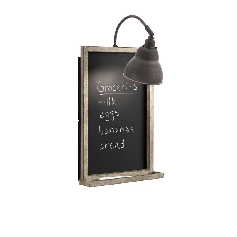 Kinkiet ścienny Kichler Chalkboard postarzany cynk 1 x E27 x 60W IP20 wym: 61 x 31,8 x 22,9 cm - 1 szt.