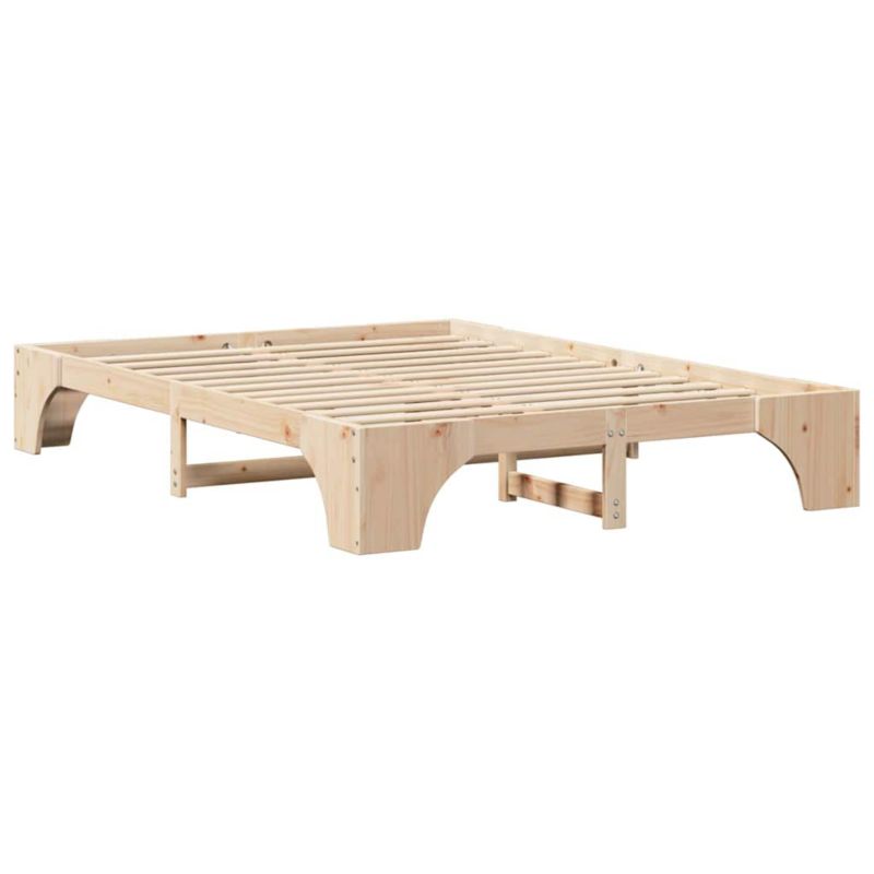 Łóżko drewniane WaszeMeble 150x200 cm brązowy WM-872941 1 szt.