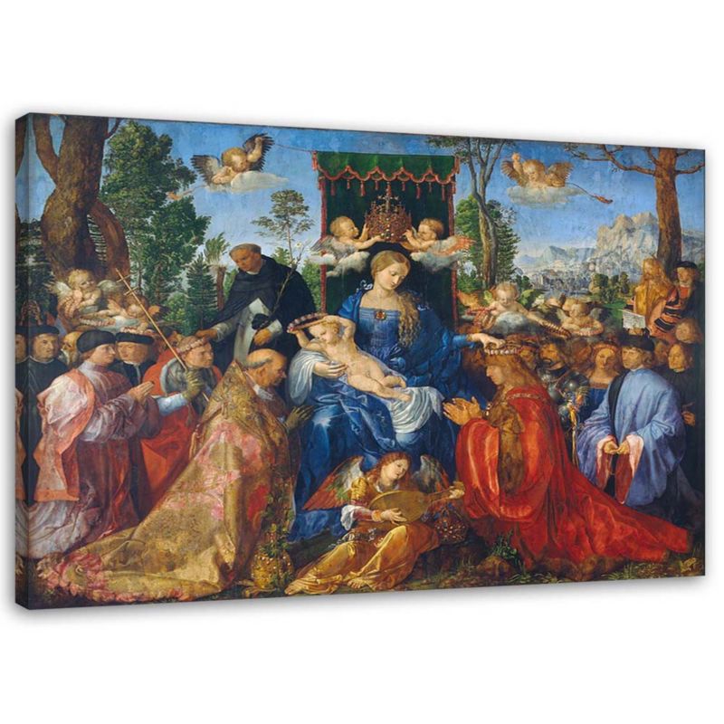 Obraz Feeby Święto Różańcowe - A. Dürer reprodukcja 90x60cm 1szt