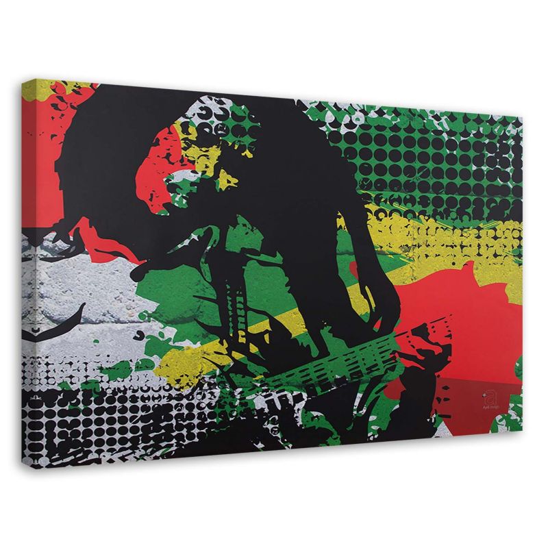 Obraz na płótnie Feeby Bob Marley - legenda reggae 30x20cm 1szt