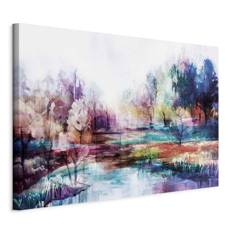 Obraz Artgeist Świat w farbach 90 x 60 cm płótno włoskie 1 szt