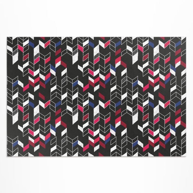 Winylowy Chodnik Zewnętrzny Wallfluent 60x90 cm Nowoczesny design modny wzór geometryczny 1 szt.