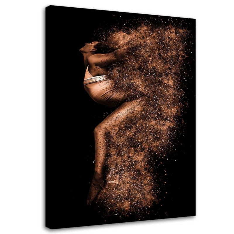 Obraz Feeby Piękna kobieta w złotym pyle 60x90cm 1szt