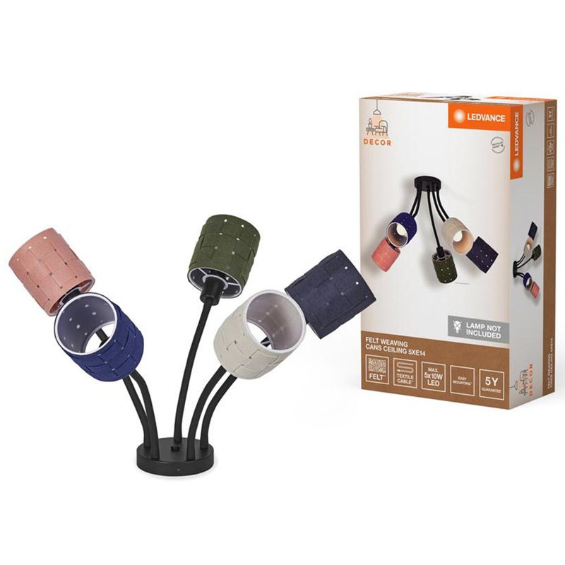 Lampa Sufitowa Decor Leedvance Dekoracyjna Punktowa E14 Wielokolorowy 1szt.