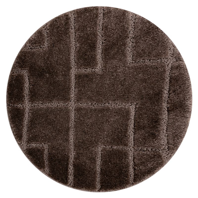 Dywanik łazienkowy Dywaniki łazienkowe RugsX koło 50 cm brąz KPL333 1 szt.