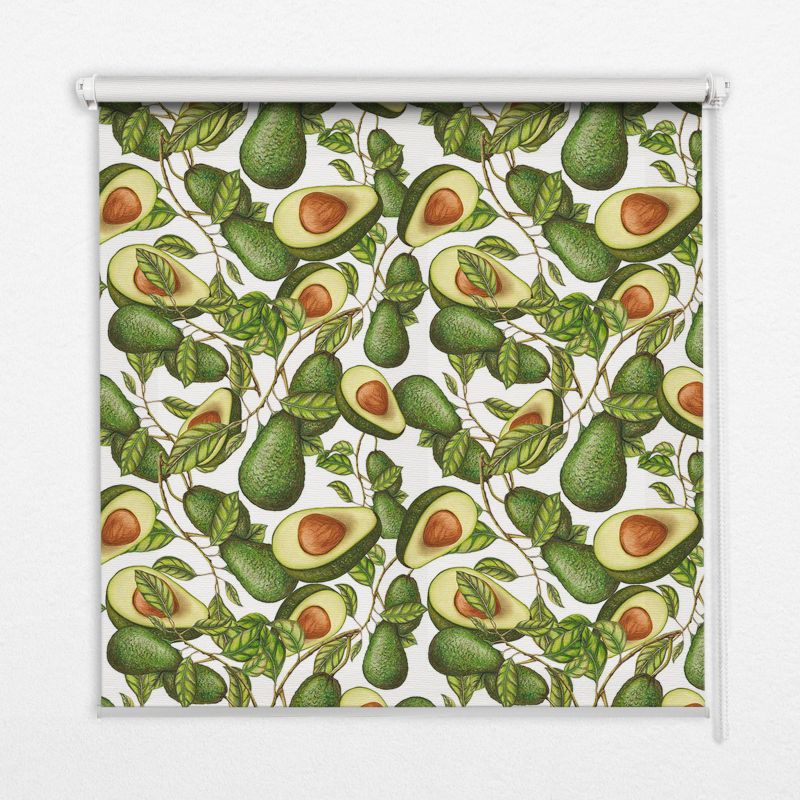 Roleta Wzorzysta Tulup 110x140 cm Avocado Montaż do ściany/sufitu 1 szt.