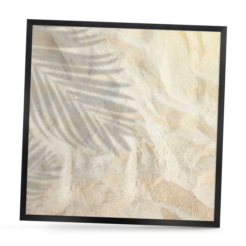 Magnetyczna tablica ozdobna ArtPrintCave 50x50 Tropikalny wzór w czarnej ramie 1szt