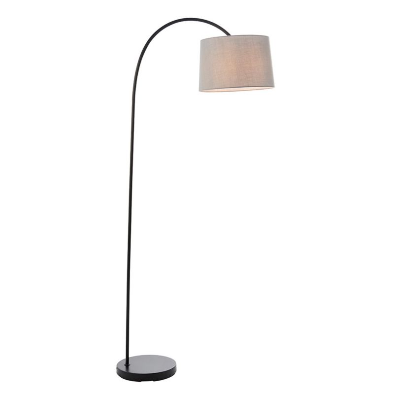 Lampa stojąca regulowany kąt abażura Endon CARLSON czarna matowa 1xE27x60W IP20 wym:163.5x35x69.5cm - 1 szt.