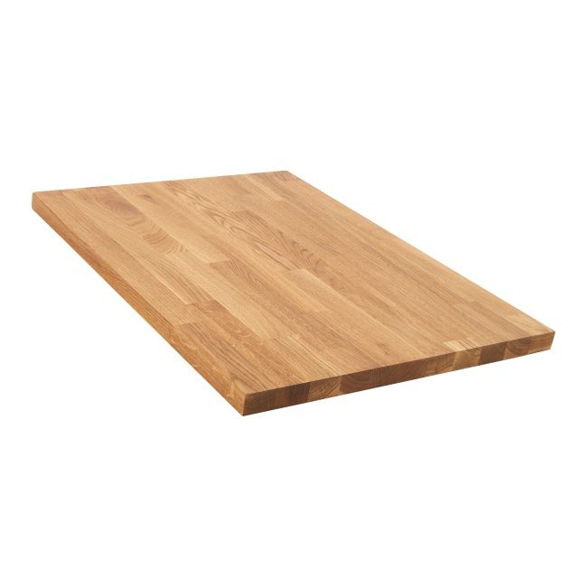 Blat łazienkowy GoodHome Hartland 120,5 cm lity dąb olejowany
