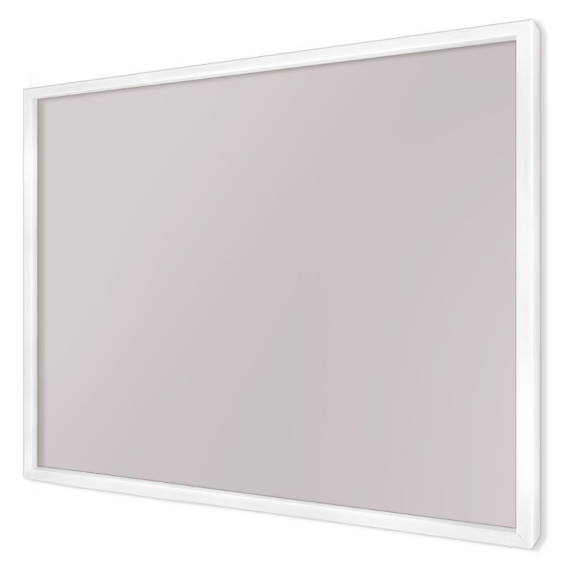 Ozdobna tablica na magnesy Wallfluent 70x50 Popielaty szary w białej ramie 1szt