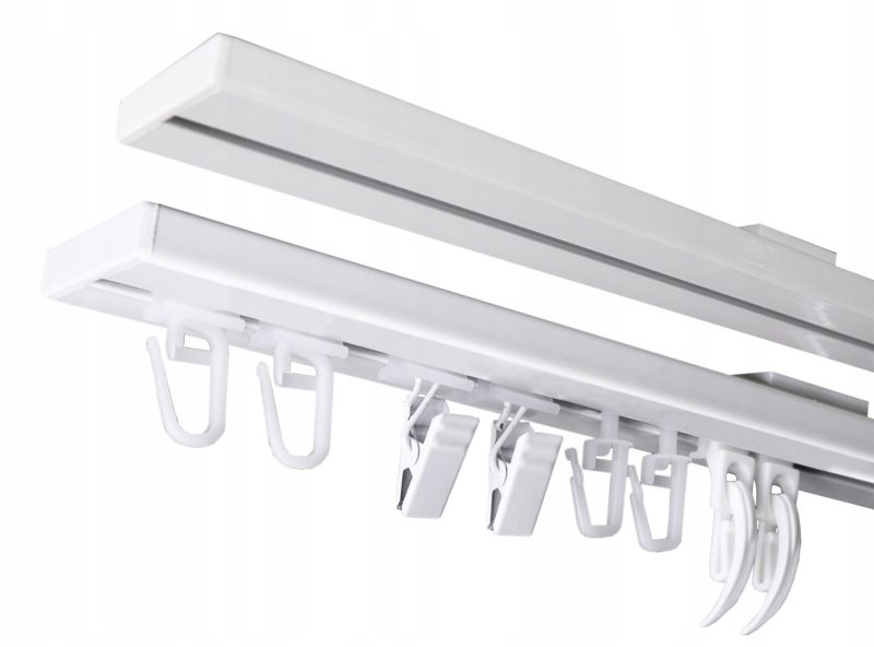 Karnisz Szyna Sufitowa Pojedyncza Aluminiowa DUO PANCZO 550 cm 1 szt.