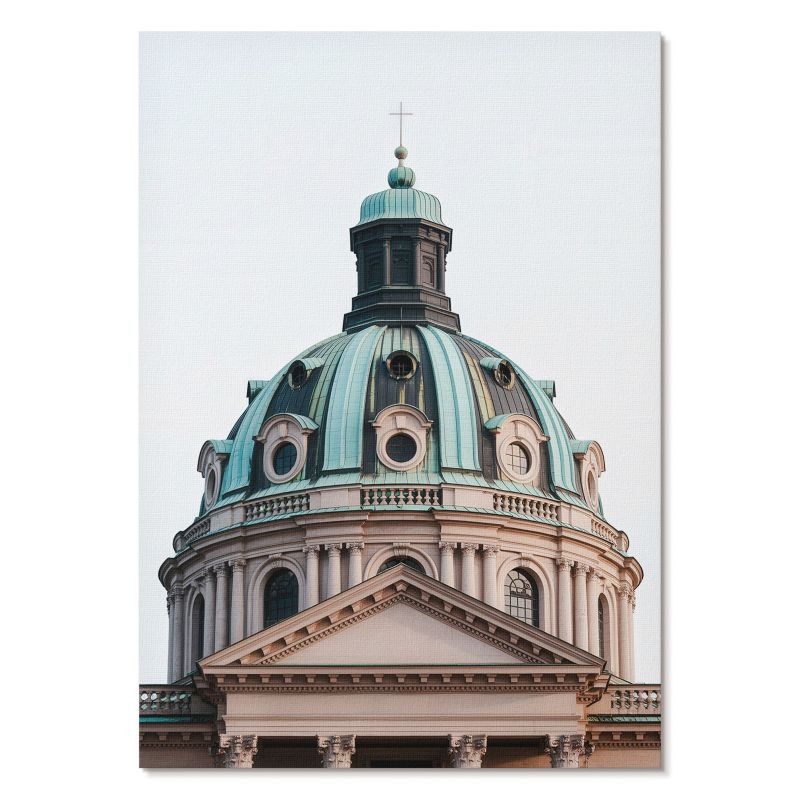 Nowoczesny Plakat na Płótnie Tulup 42x59,4 cm (A2) Dostojna kopuła Do salonu, biura, sypialni 1 szt.