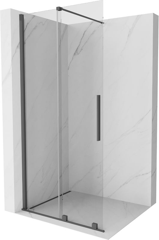 Ścianka prysznicowa rozsuwana Mexen Velar gun gray 75x200 cm 871-075-000-03-66 1 szt.