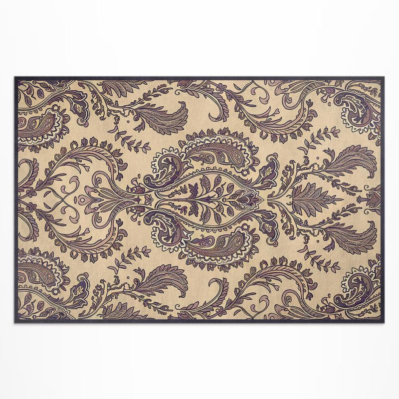 Dywan Winylowy Zewnętrzny Wallfluent 100x150 cm Stary ornament dekoracyjny vintage 1 szt.