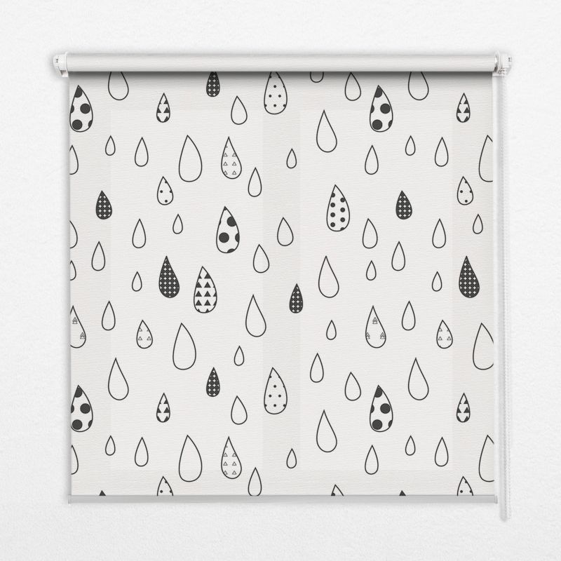 Roleta Do Kuchni Tulup 90x140 cm Krople Montaż do ściany/sufitu 1 szt.
