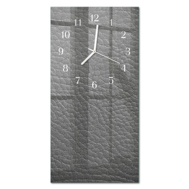 Designerski Zegar Ścienny Tulup 30x60 cm z Białymi Wskazówkami Futro 1 szt.