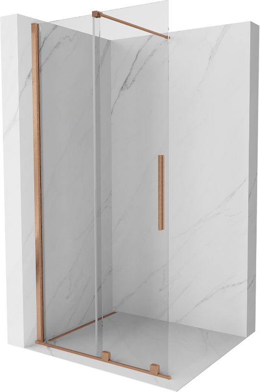 Ścianka prysznicowa Mexen Velar miedź szczotkowana 80x200 cm 871-080-000-03-65 1 szt.