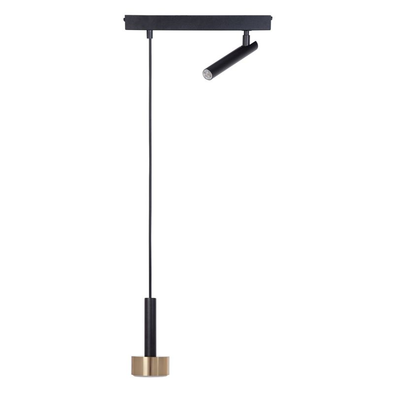 Lampa wisząca Sigma Lighting Stamp 6270 czarno-złota nowoczesna 2xGX53+G9 x 1 szt.