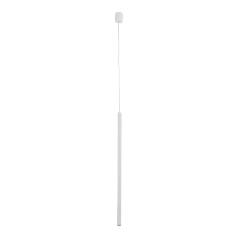 Lampa wisząca Tk Lighting Ferro sabia beżowa szampańśka ryflowana metalowa tuba sopel rurka 75cm 1Xg9 - 1szt.