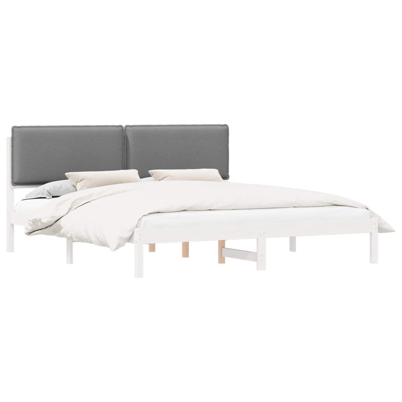 Łóżko Drewniane WaszeMeble 200x200 cm Białe WM-3405561 1 szt.
