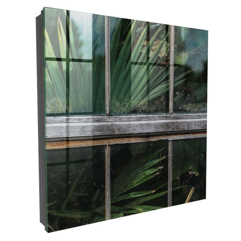 Pudełko Na Klucze Tulup 30x30 cm Zielona harmonia - Czarna - Otwierana na lewo 1 szt.